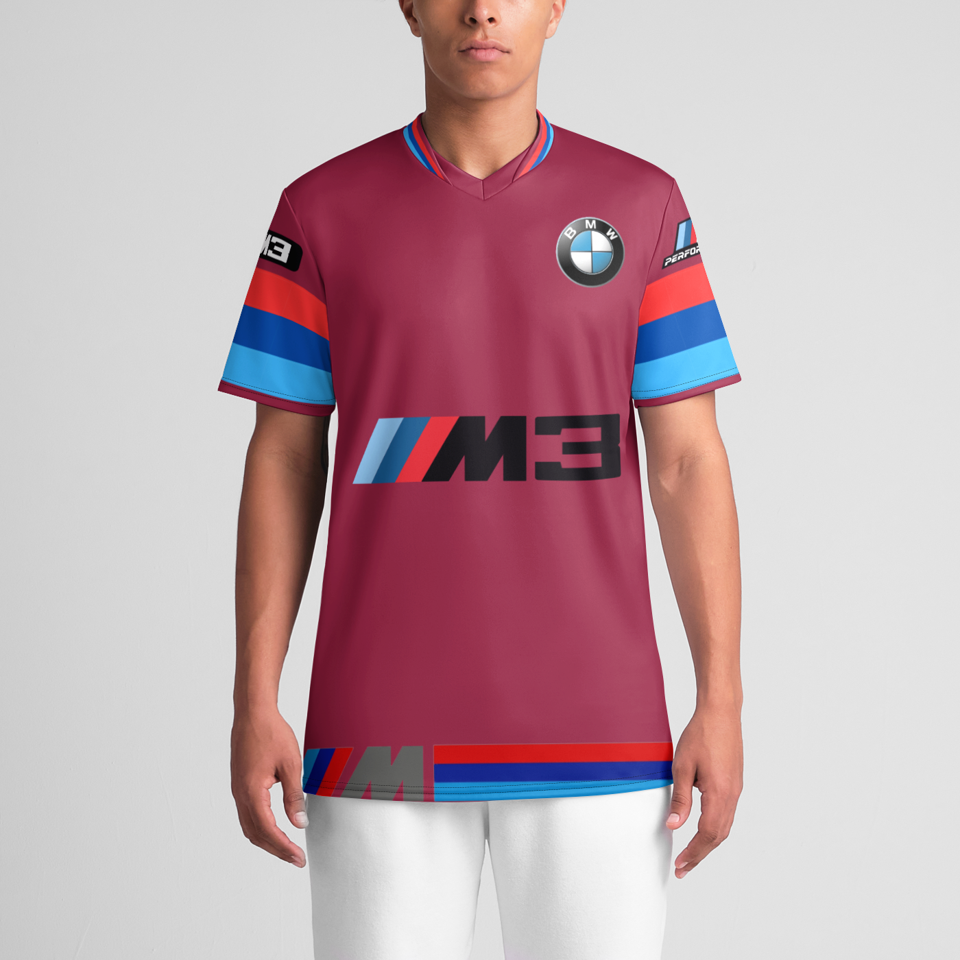 M3 Track Jersey BURGUNDY