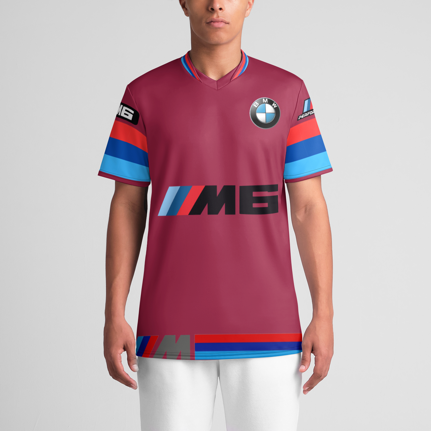 M6 Track Jersey BURGUNDY