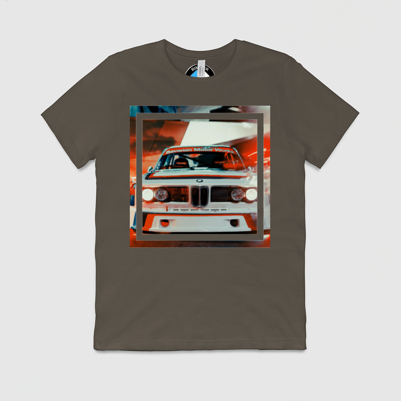 E9 Race Car Blur Mens Crew Tee