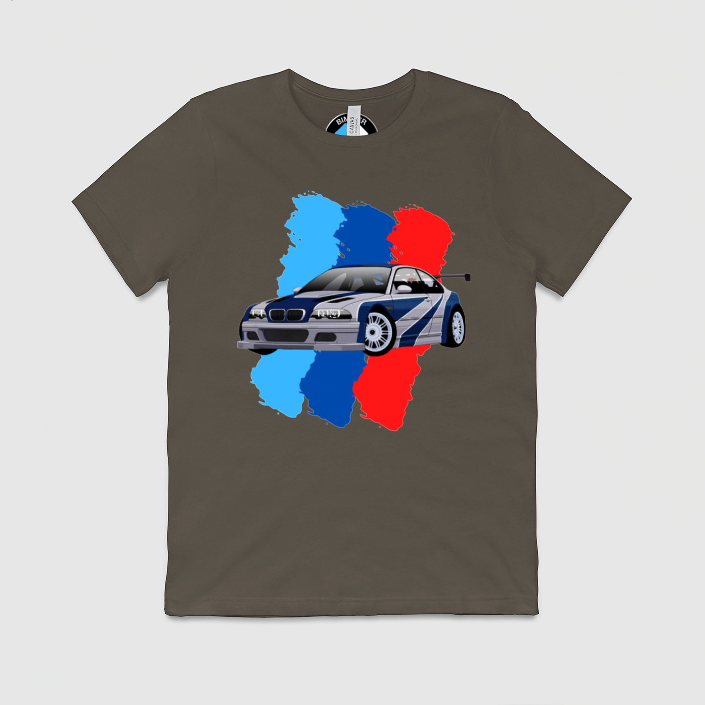 e46 M3 GTR M Stripes Mens Crew Tee