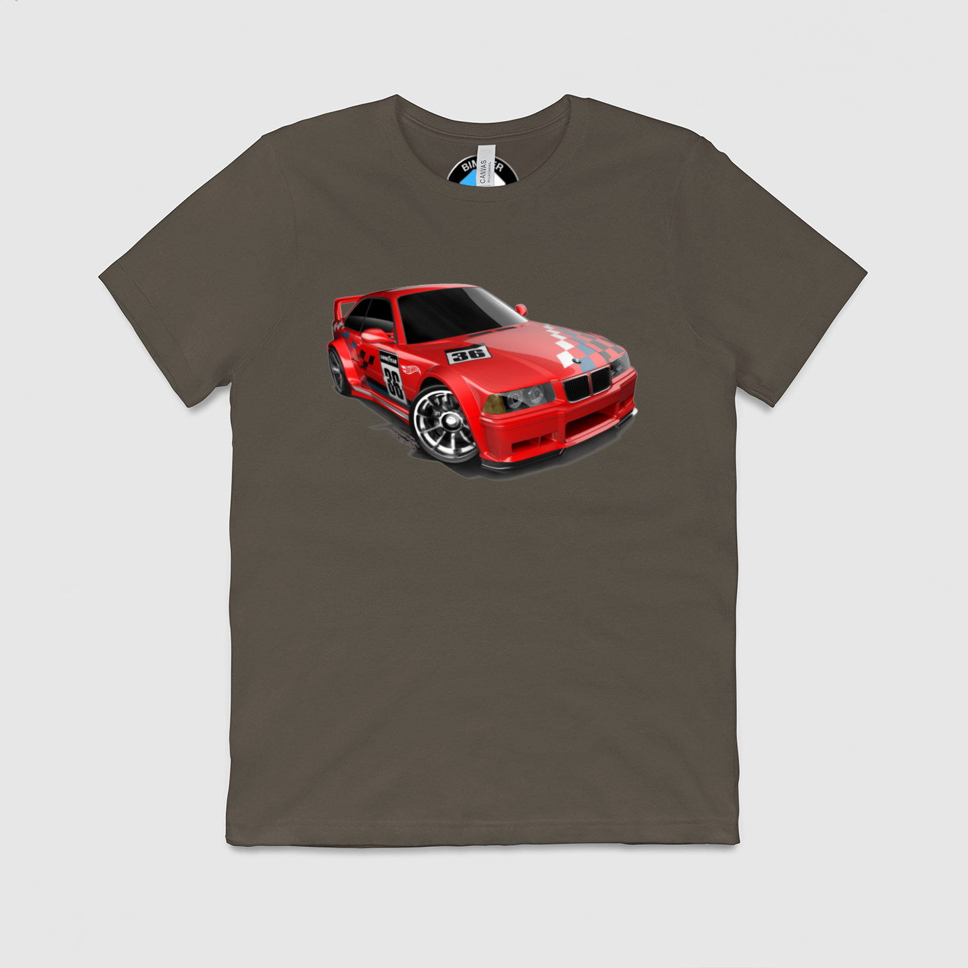 e36 Race Car Mens Crew Tee