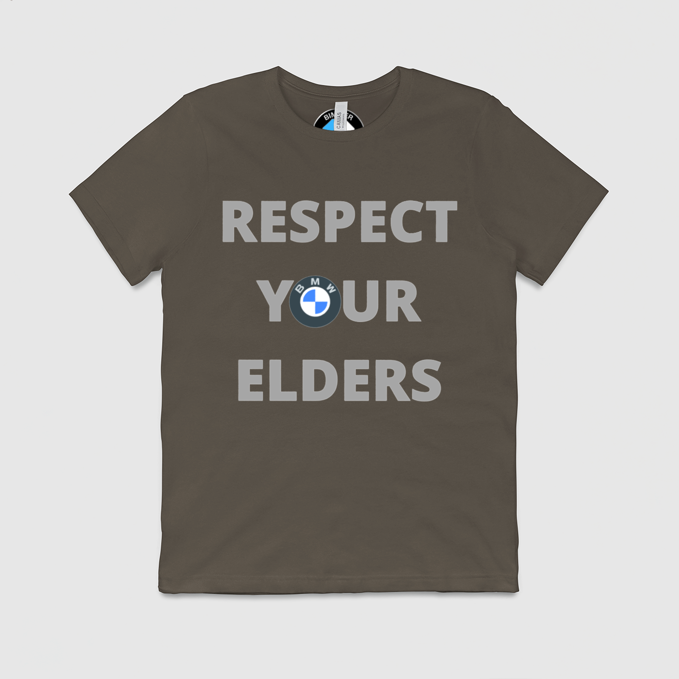Respect Your Elders Colored Mens Crew Tee