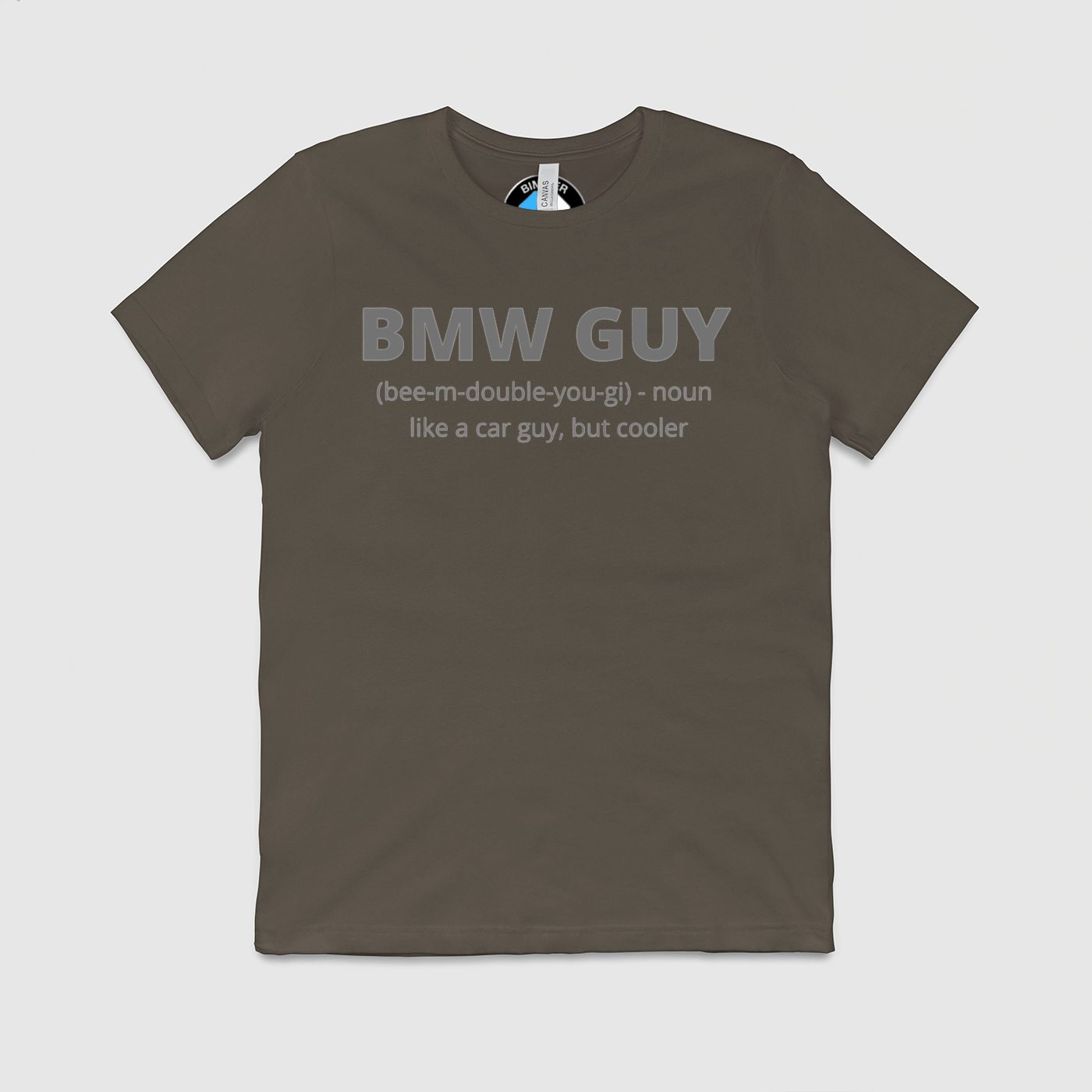 BMW Guy Defenition Mens Crew Tee