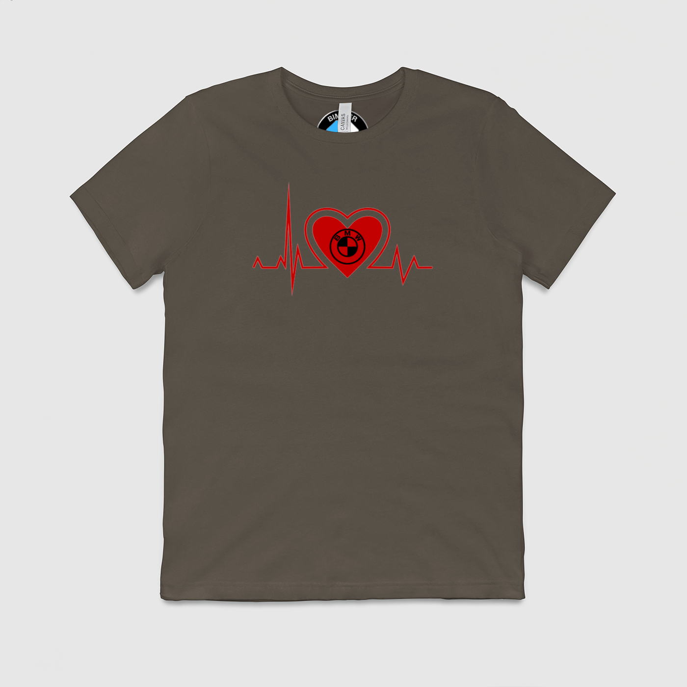 BMW Heart Beat Mens Crew Tee