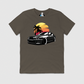 e46 Sunset Palm Tree Mens Crew Tee