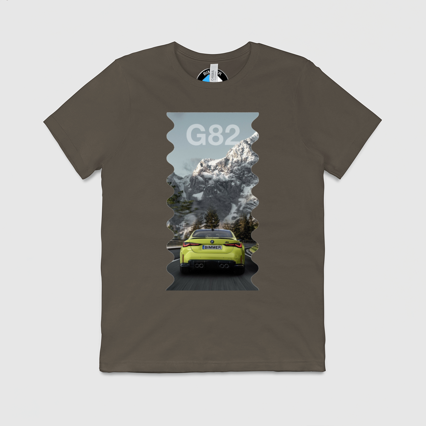 g82 M4 Snow Mountain Mens Crew Tee