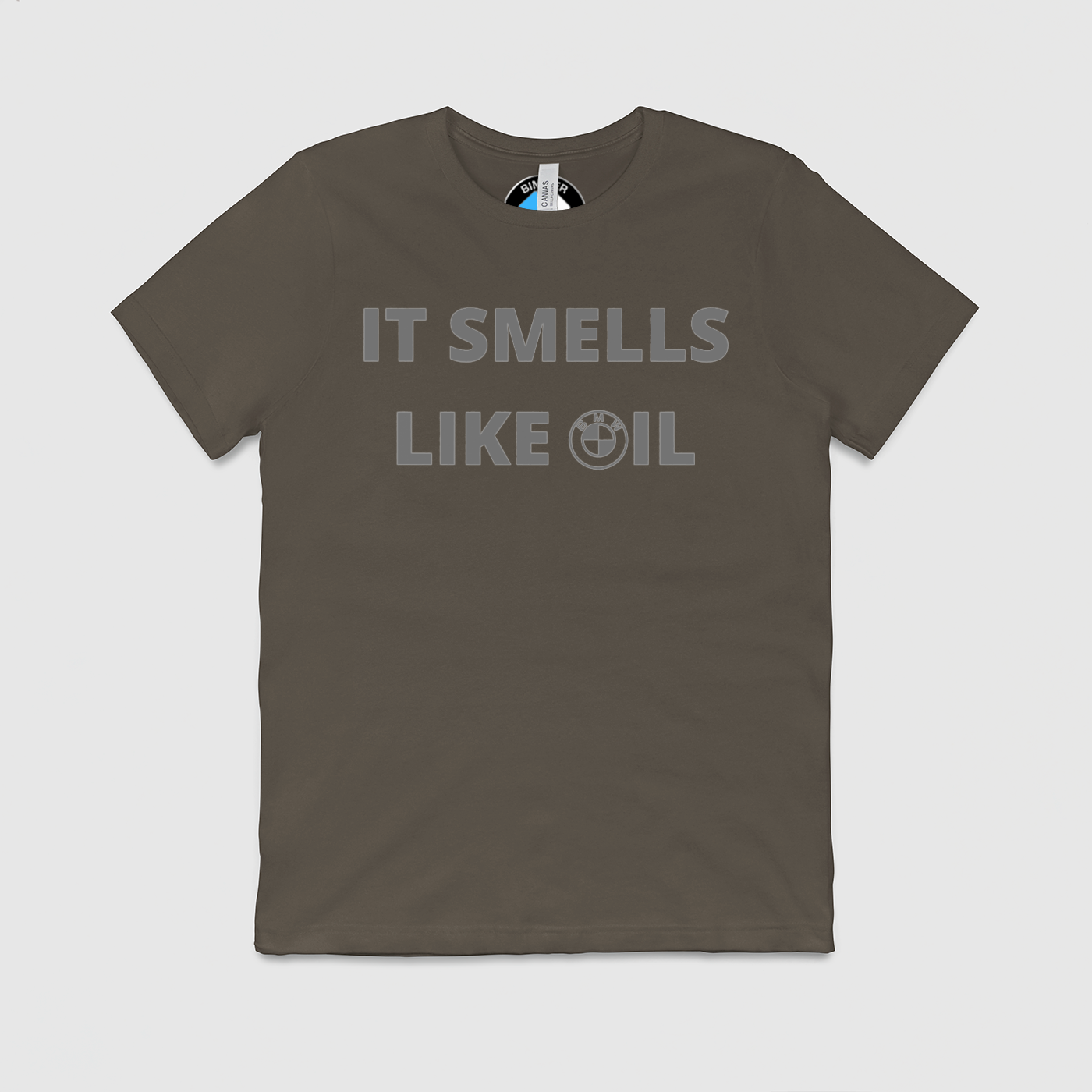 Smells Like Oil Mens Crew Tee