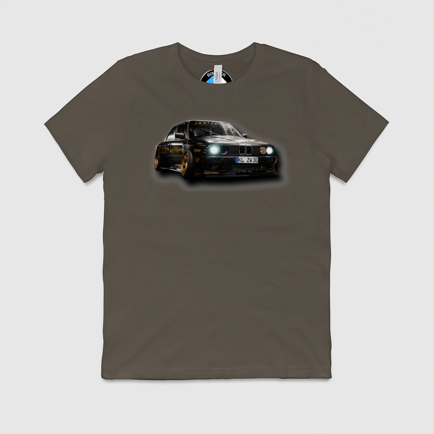 e30 Black Gold Livery Mens Crew Tee