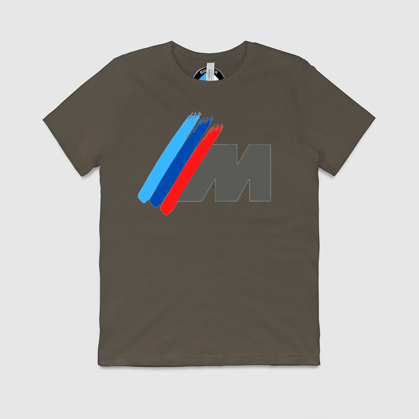 M Stripes v1 Mens Crew Tee