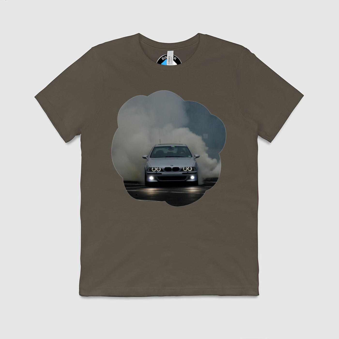 e39 Burnout Smoke Mens Crew Tee