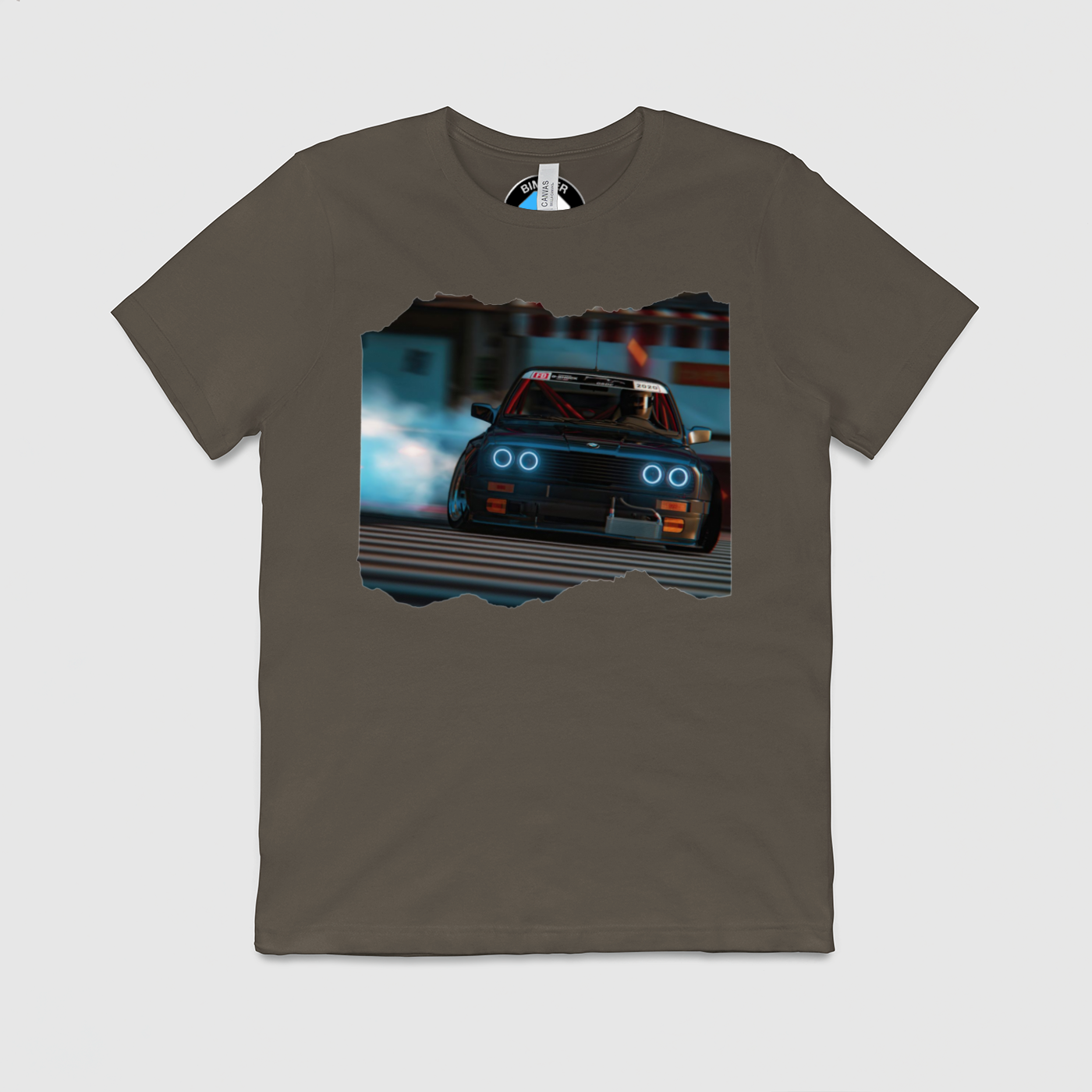 e30 Sideways Eyes Mens Crew Tee