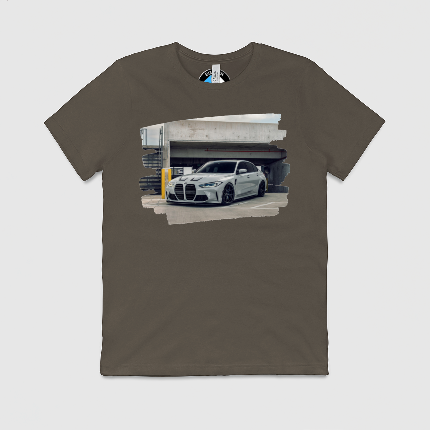 g80 M3 Parking Garage Mens Crew Tee