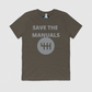 Save The Manuals Mens Crew Tee