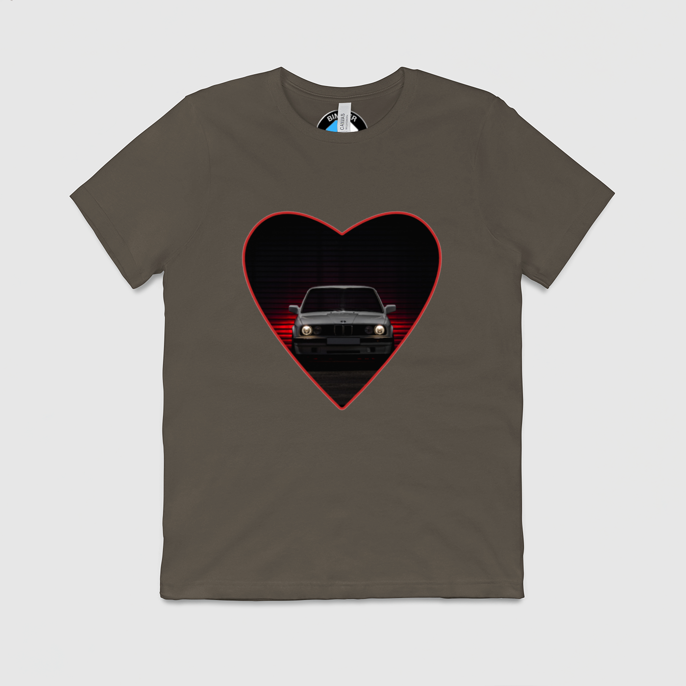 e30 Love Heart Mens Crew Tee