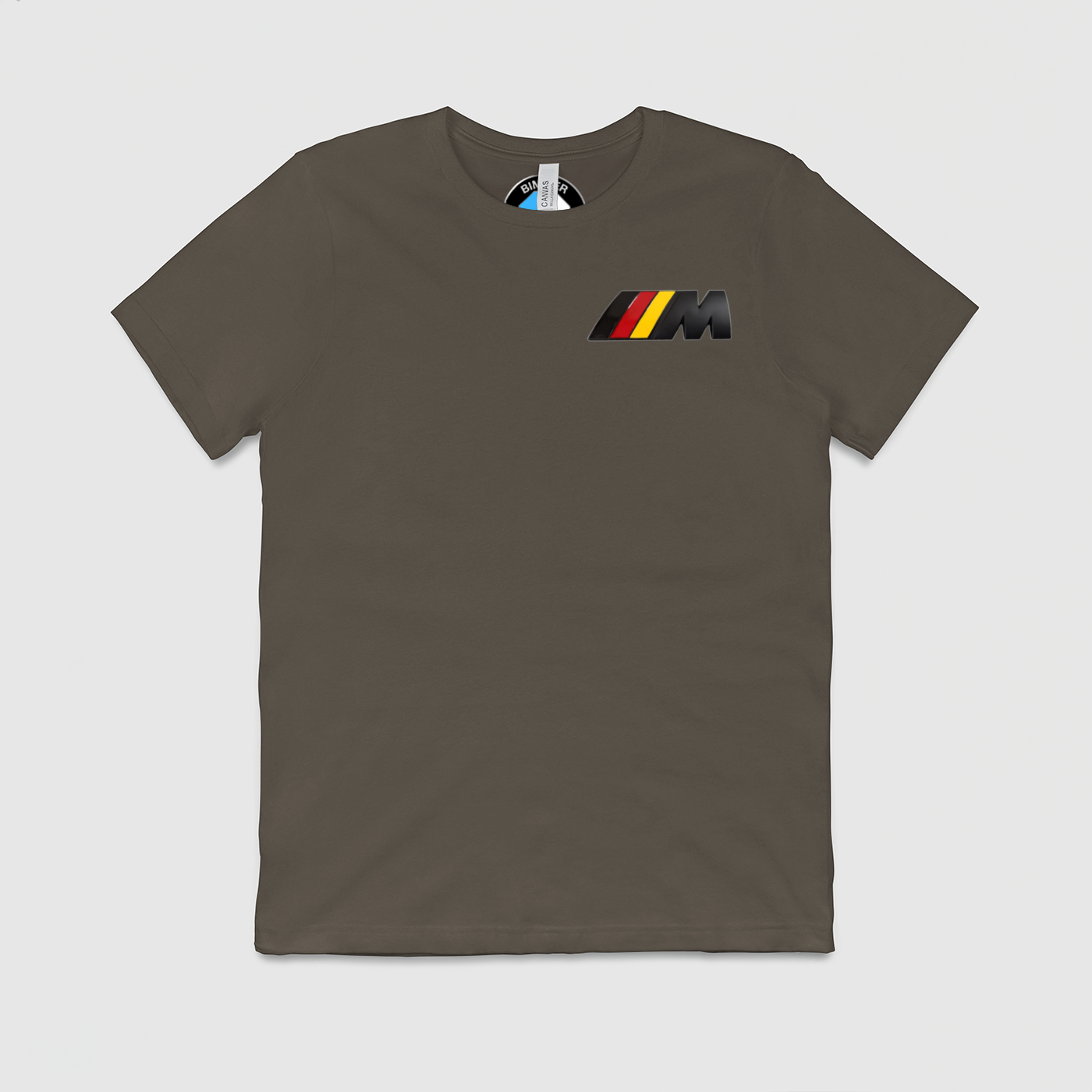 Patch German M Emblem Mens Crew Tee