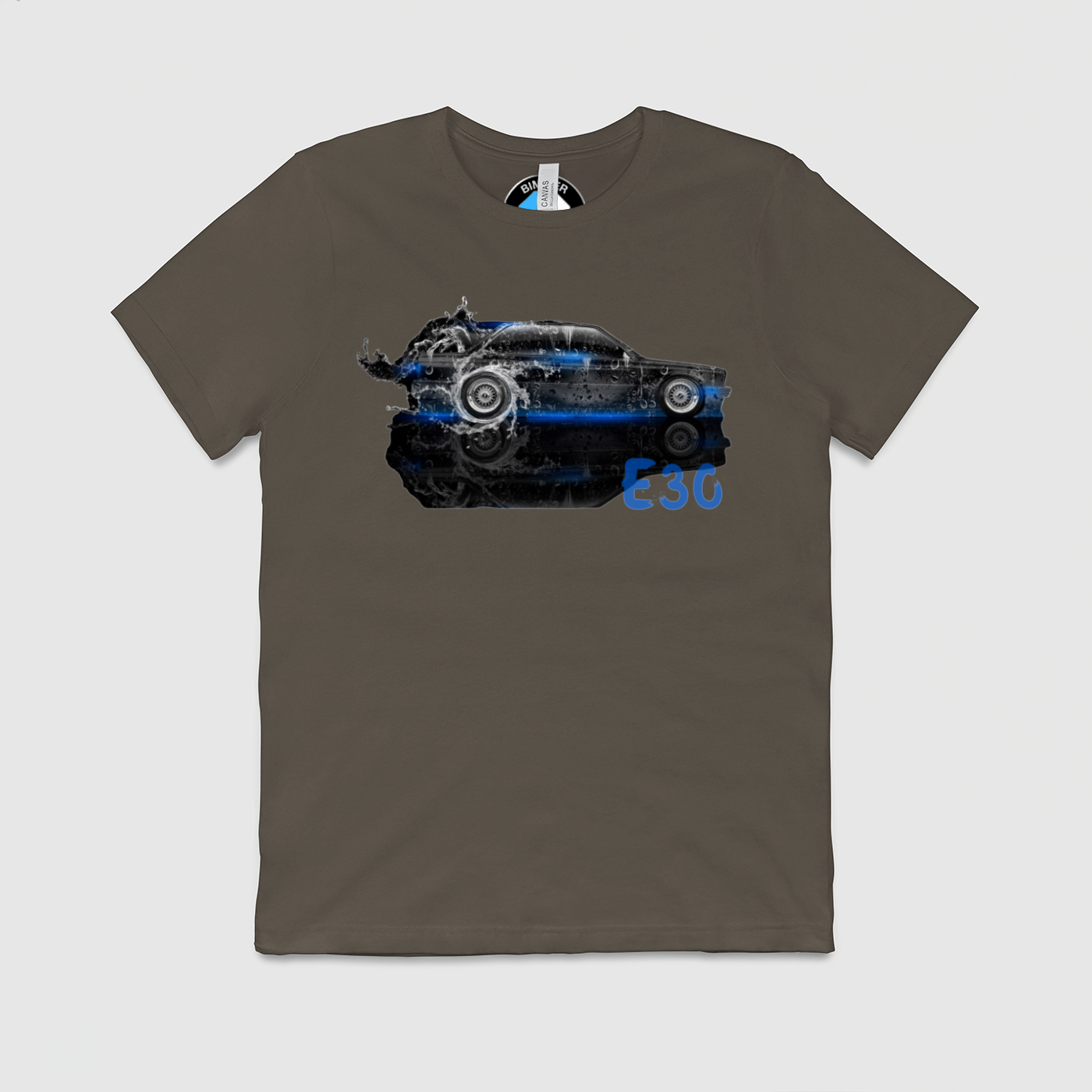 e30 Blue Splash Mens Crew Tee