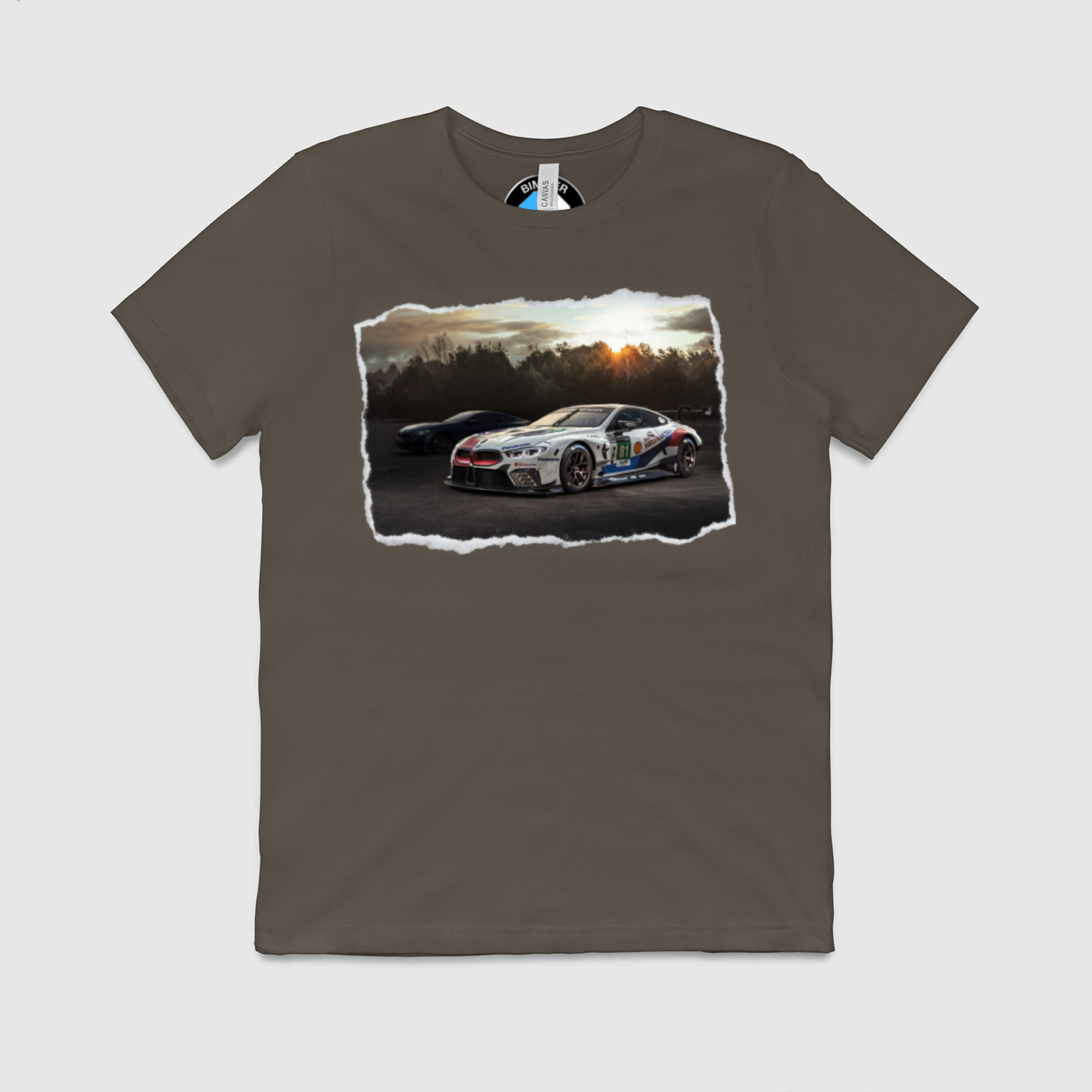 M8 Race Car Mens Crew Tee