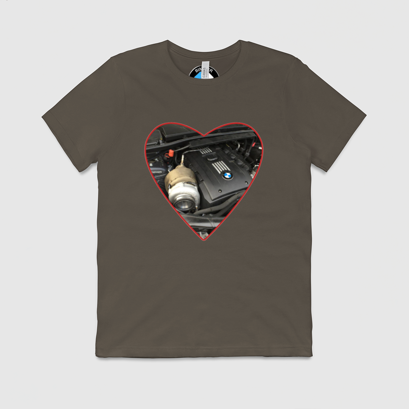 BMW Turbo Love Mens Crew Tee