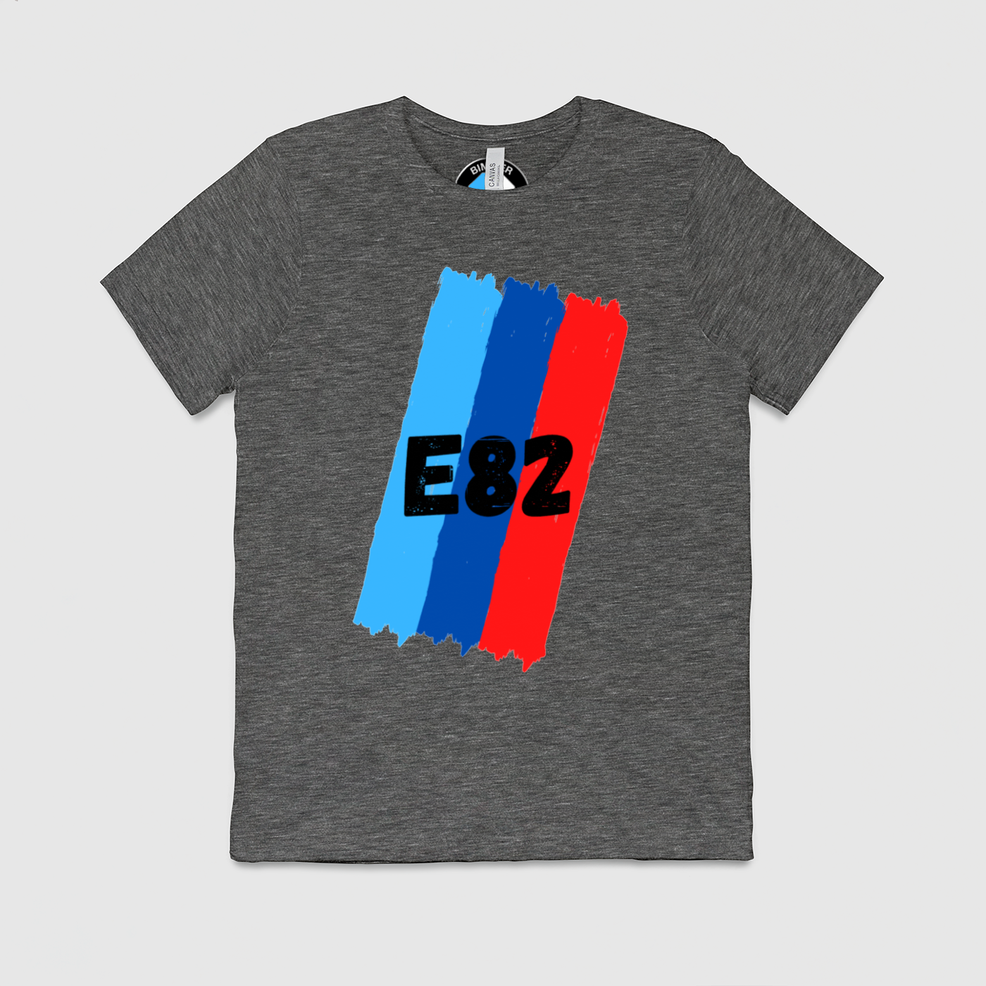 E82 M Stripes Mens Crew Tee