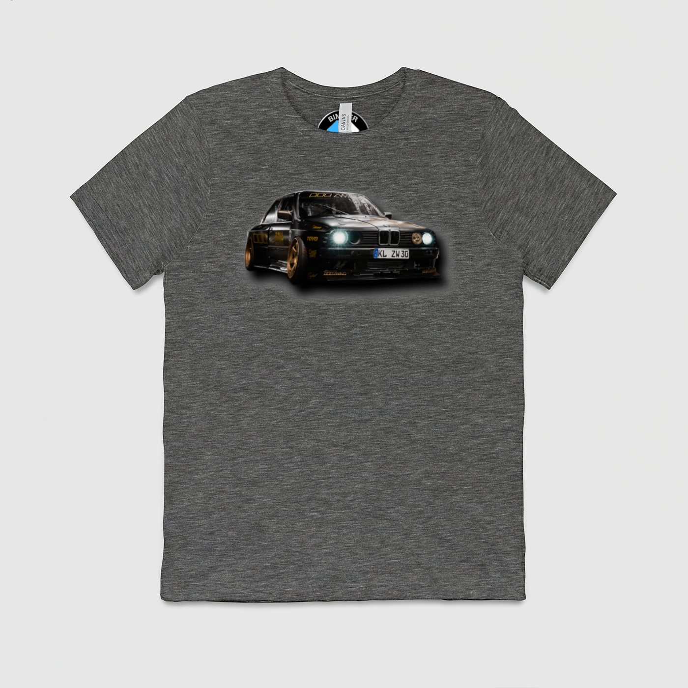 e30 Black Gold Livery Mens Crew Tee