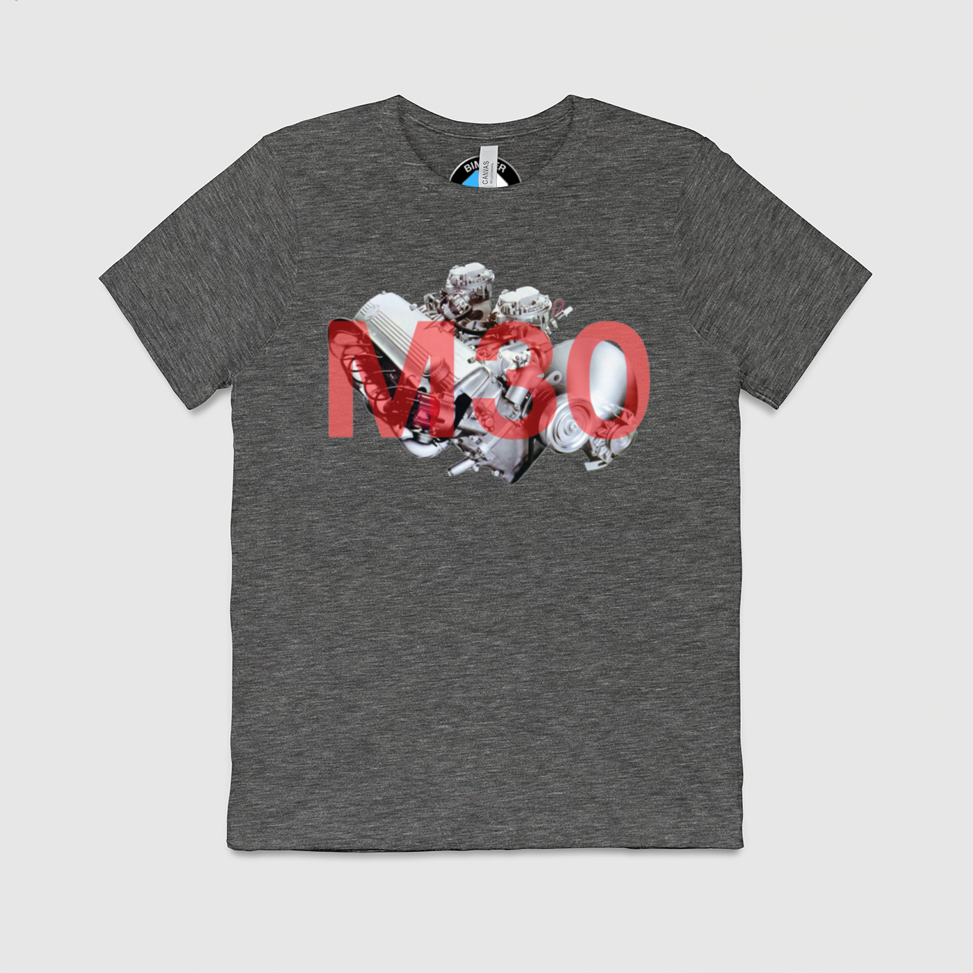 M30 with Text Mens Crew Tee