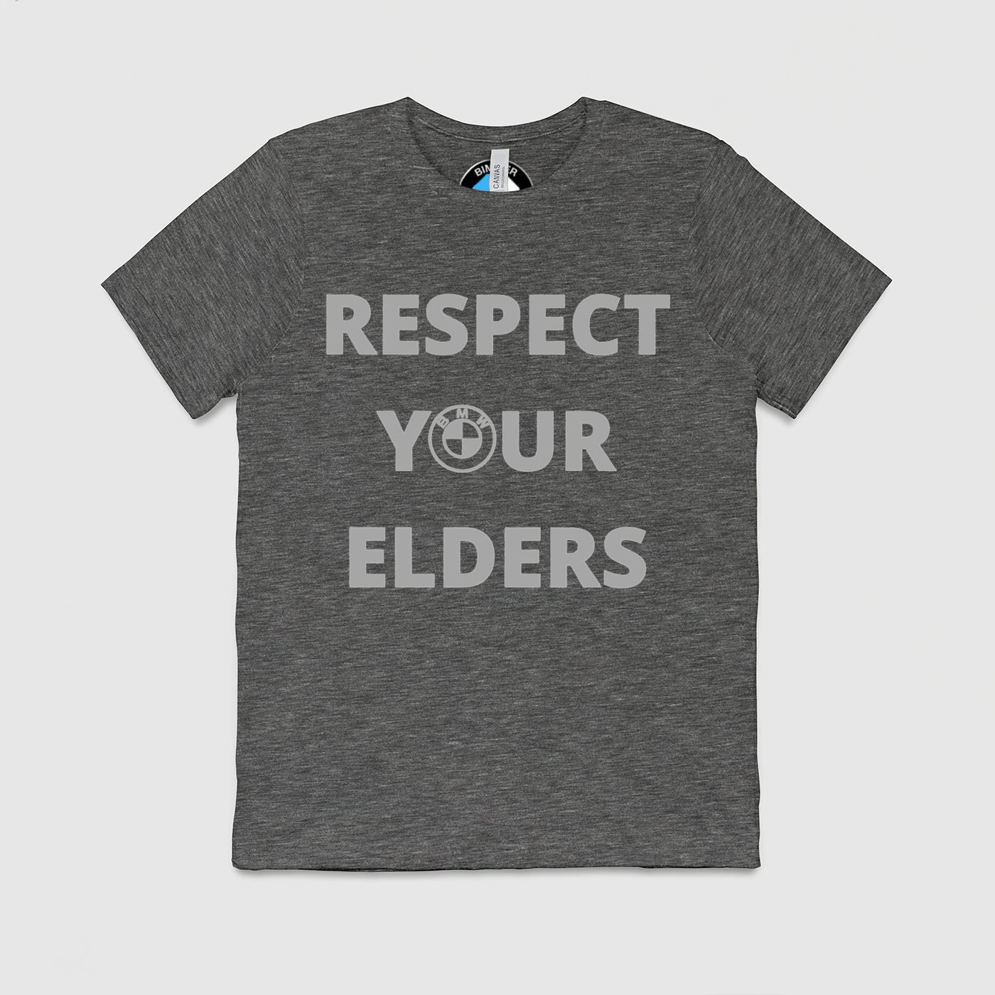 Respect Your Elders Plain Mens Crew Tee