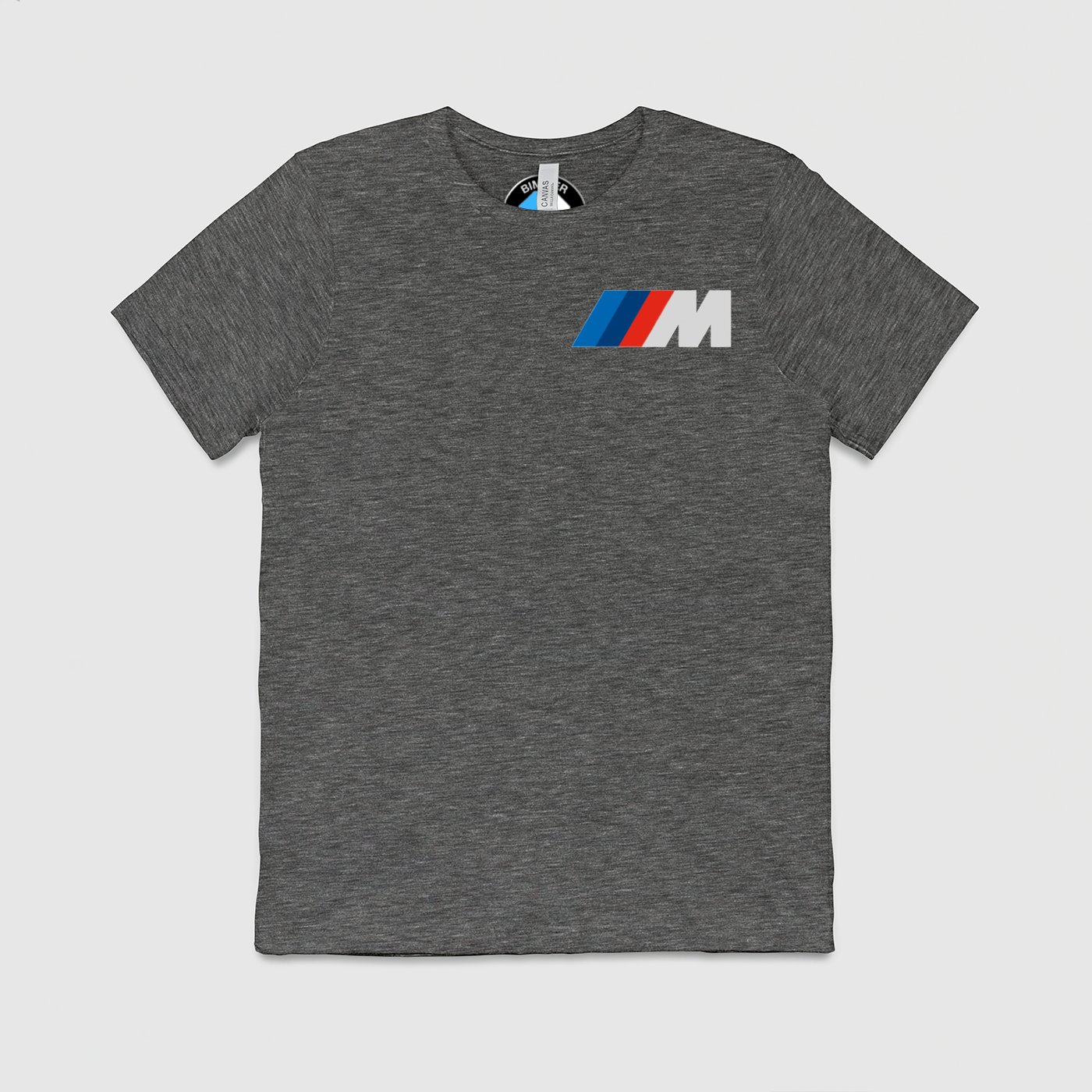 Patch M Light gray Mens Crew Tee