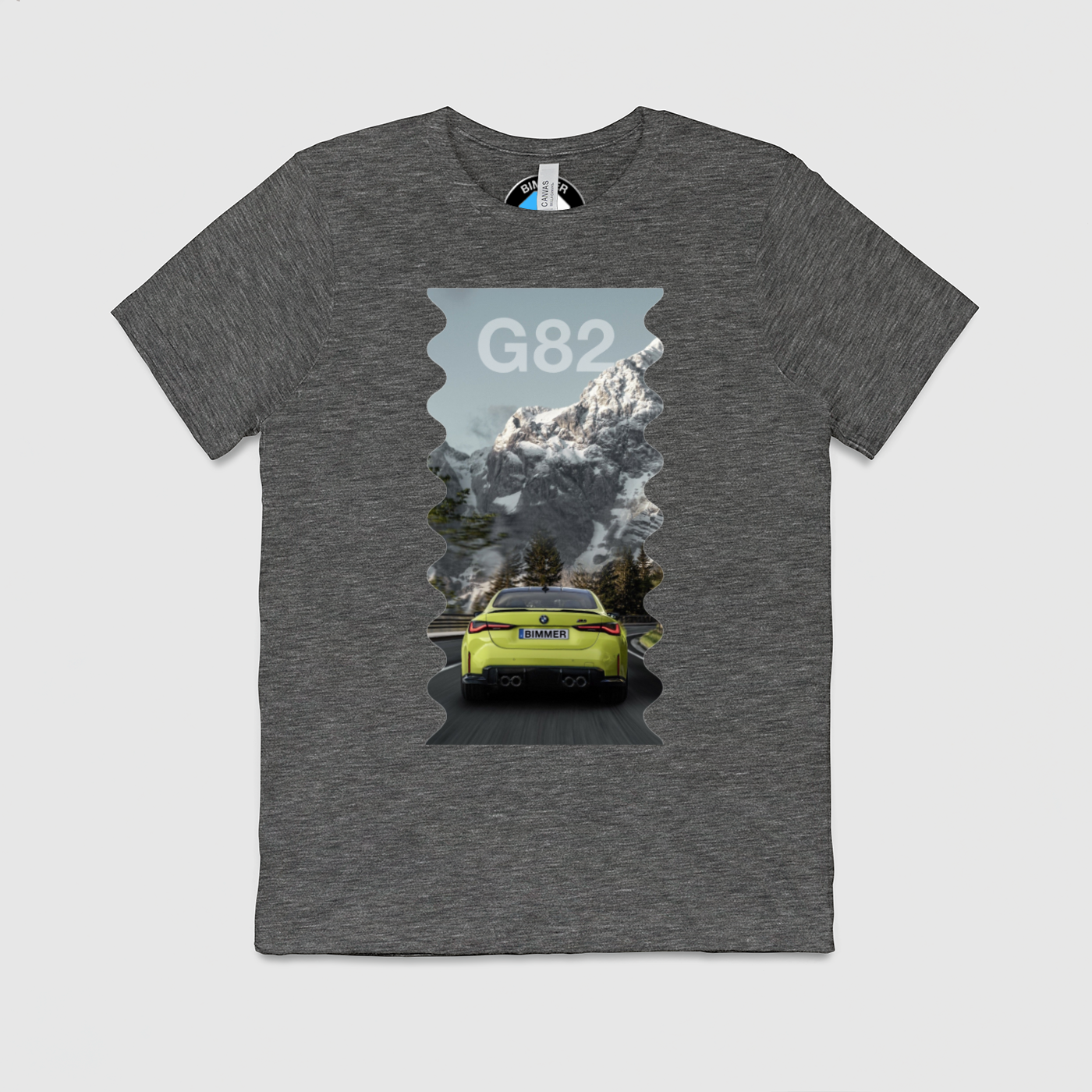 g82 M4 Snow Mountain Mens Crew Tee