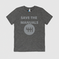 Save The Manuals Mens Crew Tee