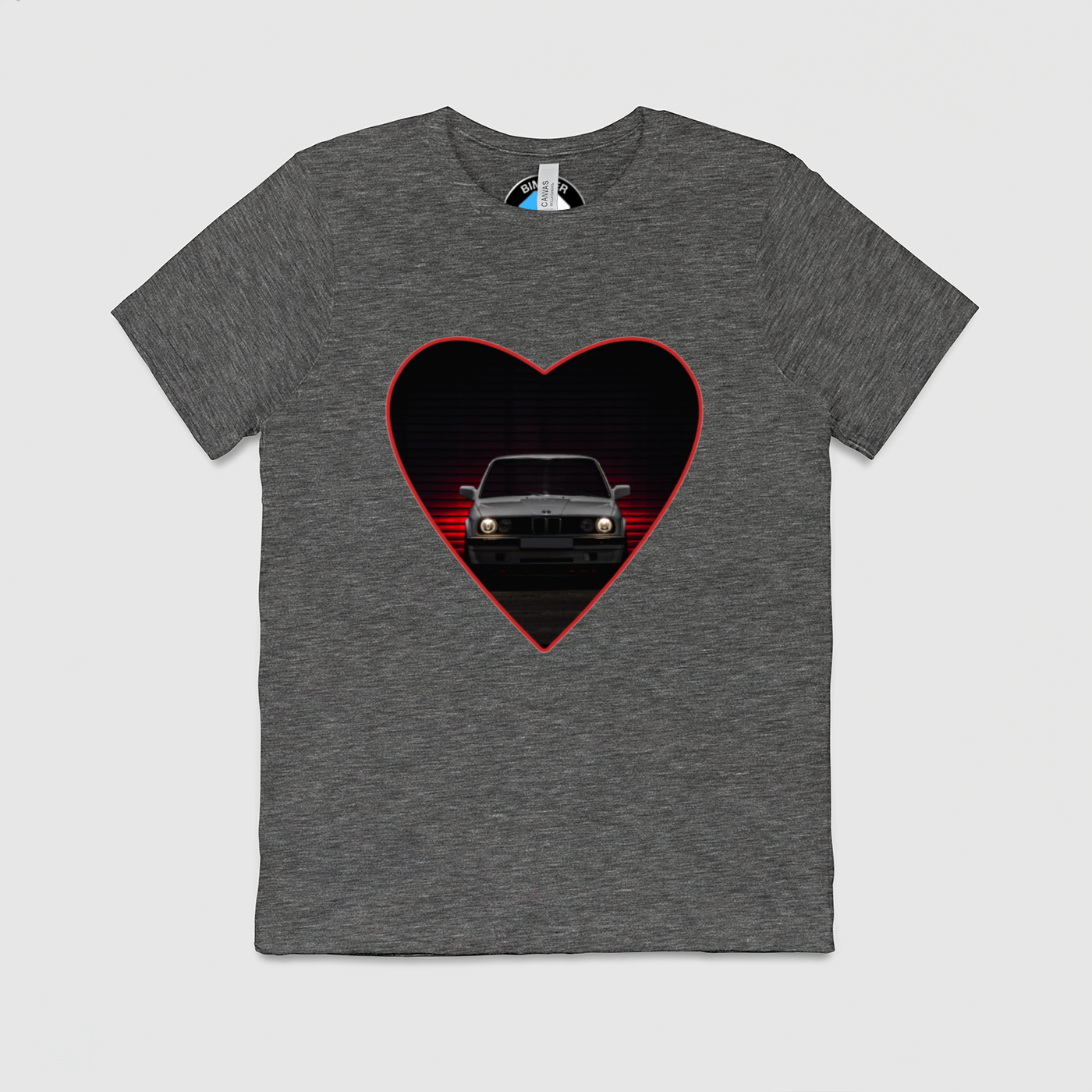 e30 Love Heart Mens Crew Tee