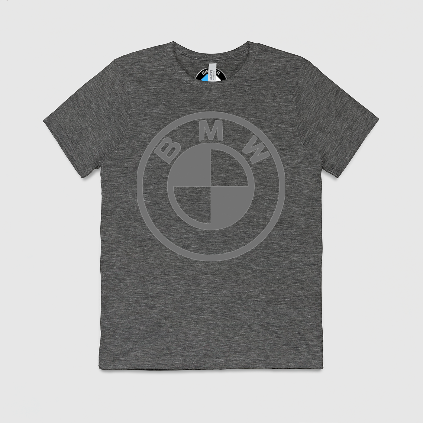 BMW Big Plain Logo Mens Crew Tee