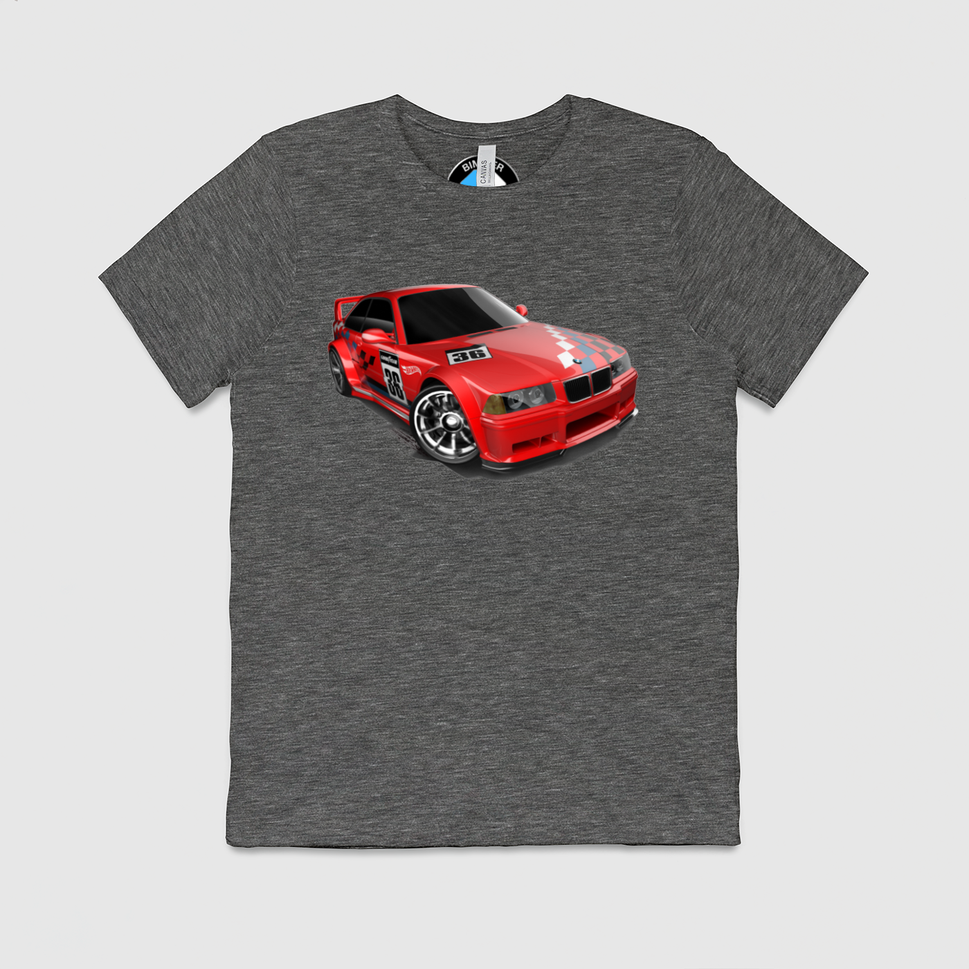 e36 Race Car Mens Crew Tee