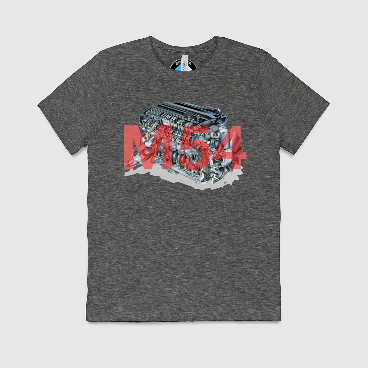 M54 with Text Mens Crew Tee