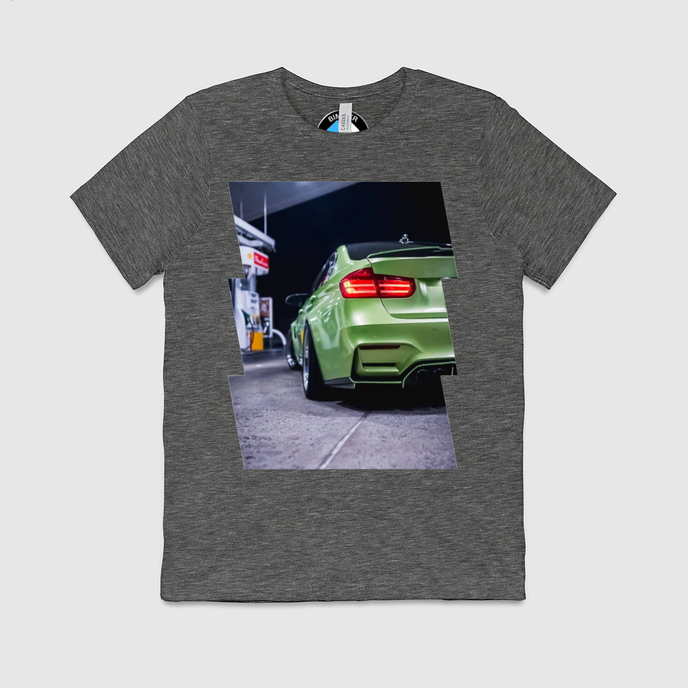 f30 f80 Gas Station Mens Crew Tee