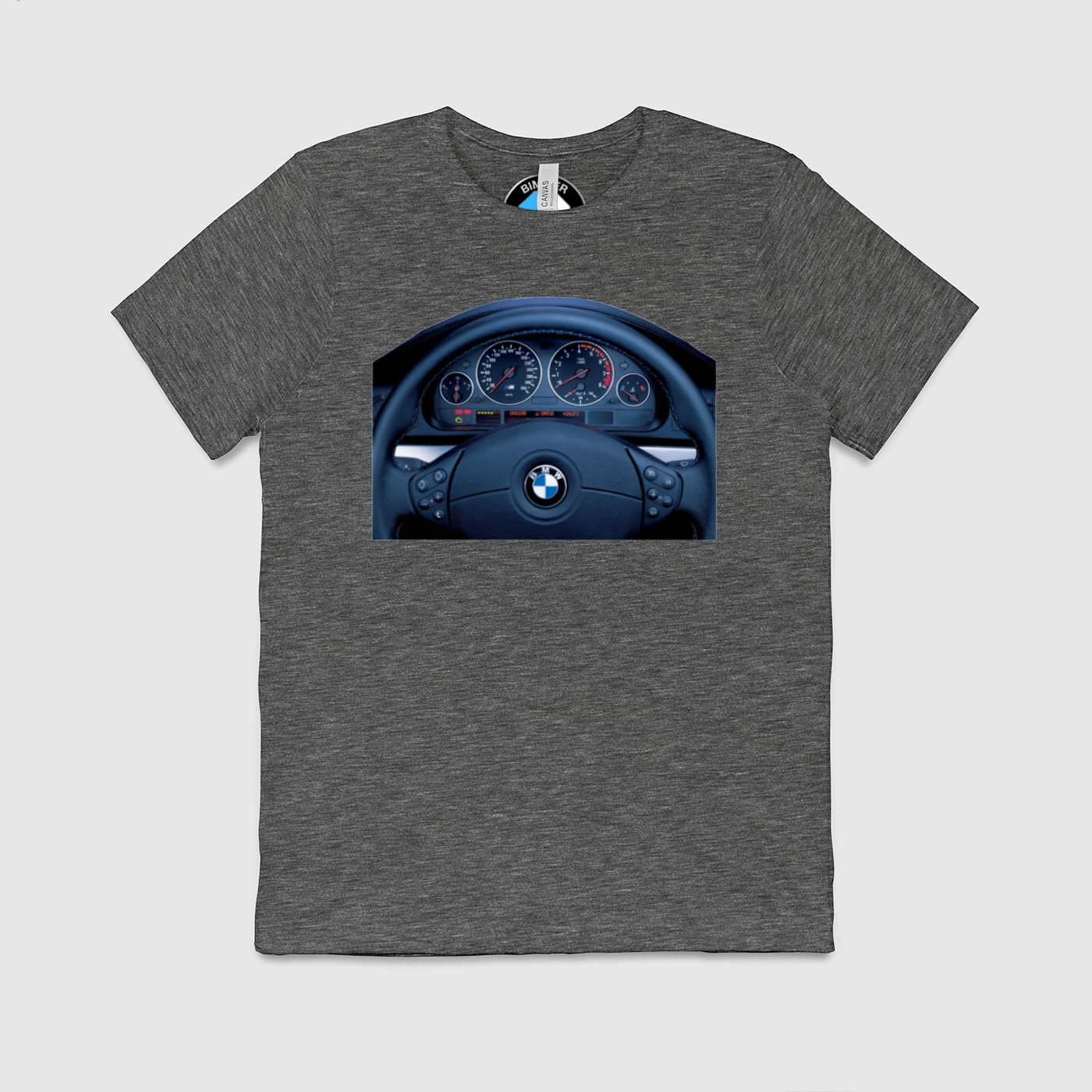 e39 Dashboard Mens Crew Tee, Bella + Canvas