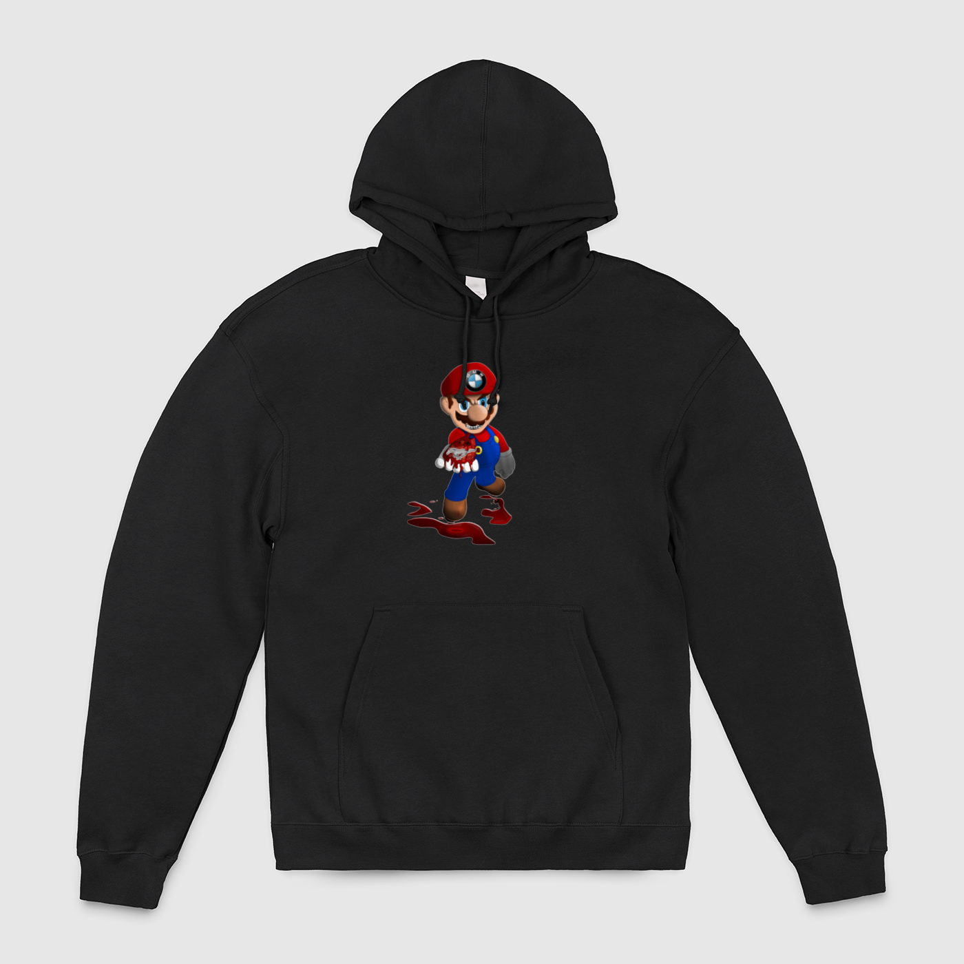 BMW Mario Killing Mustang Unisex Pullover Hoodie