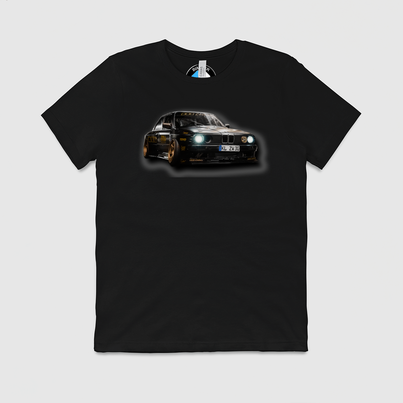 e30 Black Gold Livery Mens Crew Tee