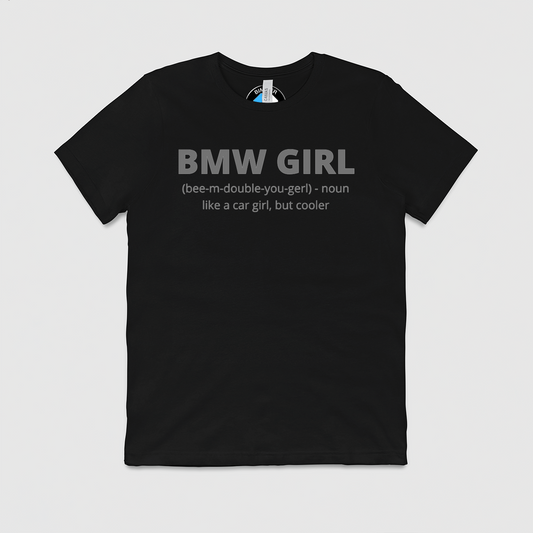 BMW Girl Definition Mens Crew Tee