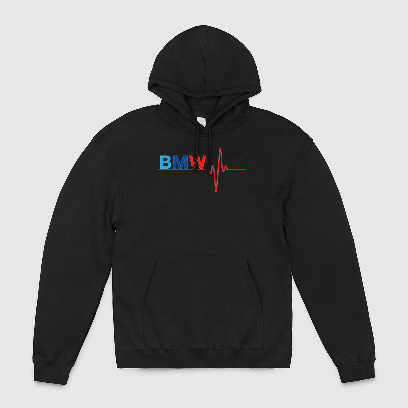 BMW M Colors Heart Beat Unisex Pullover Hoodie