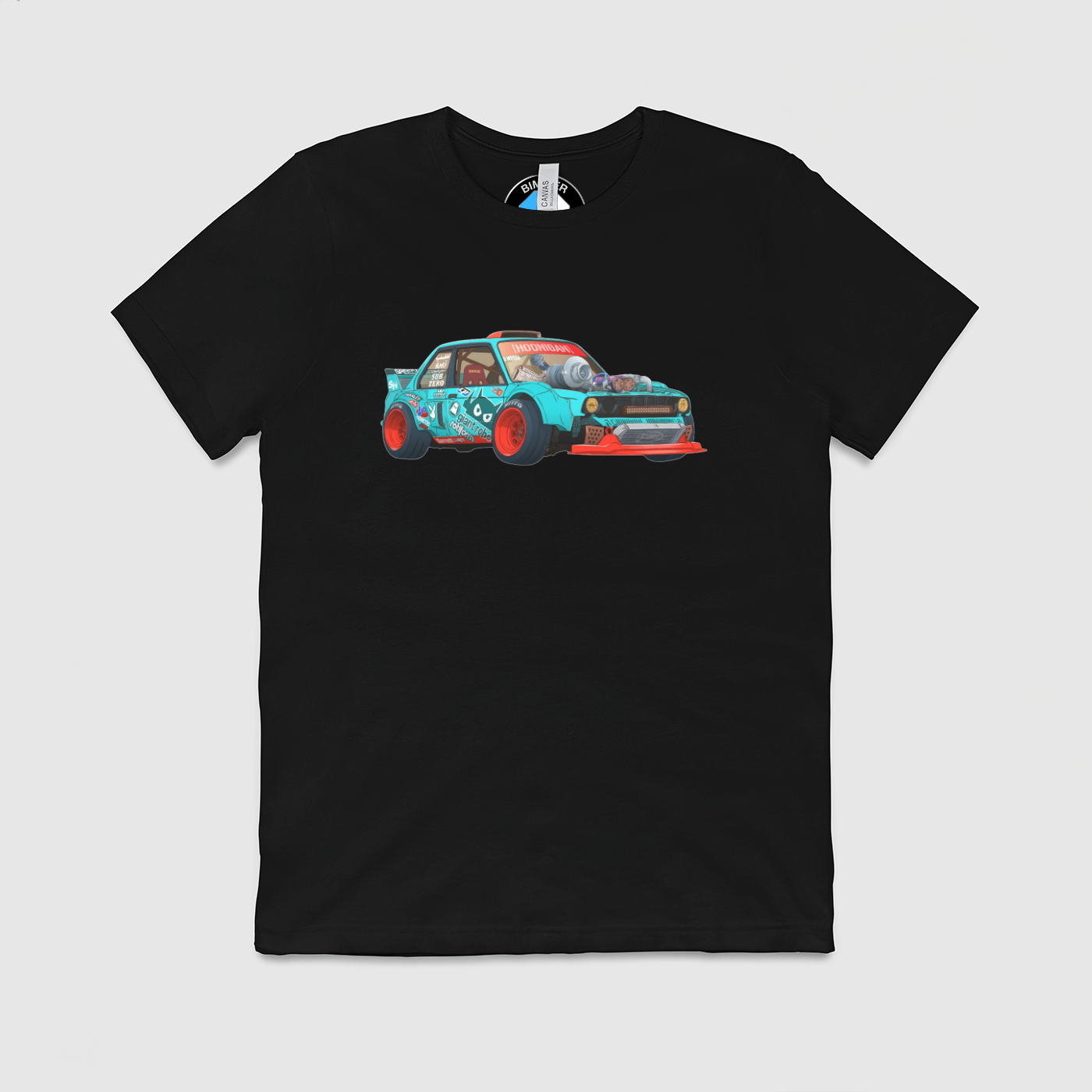 e30 Hoonigan Style Big Turbo Mens Crew Tee