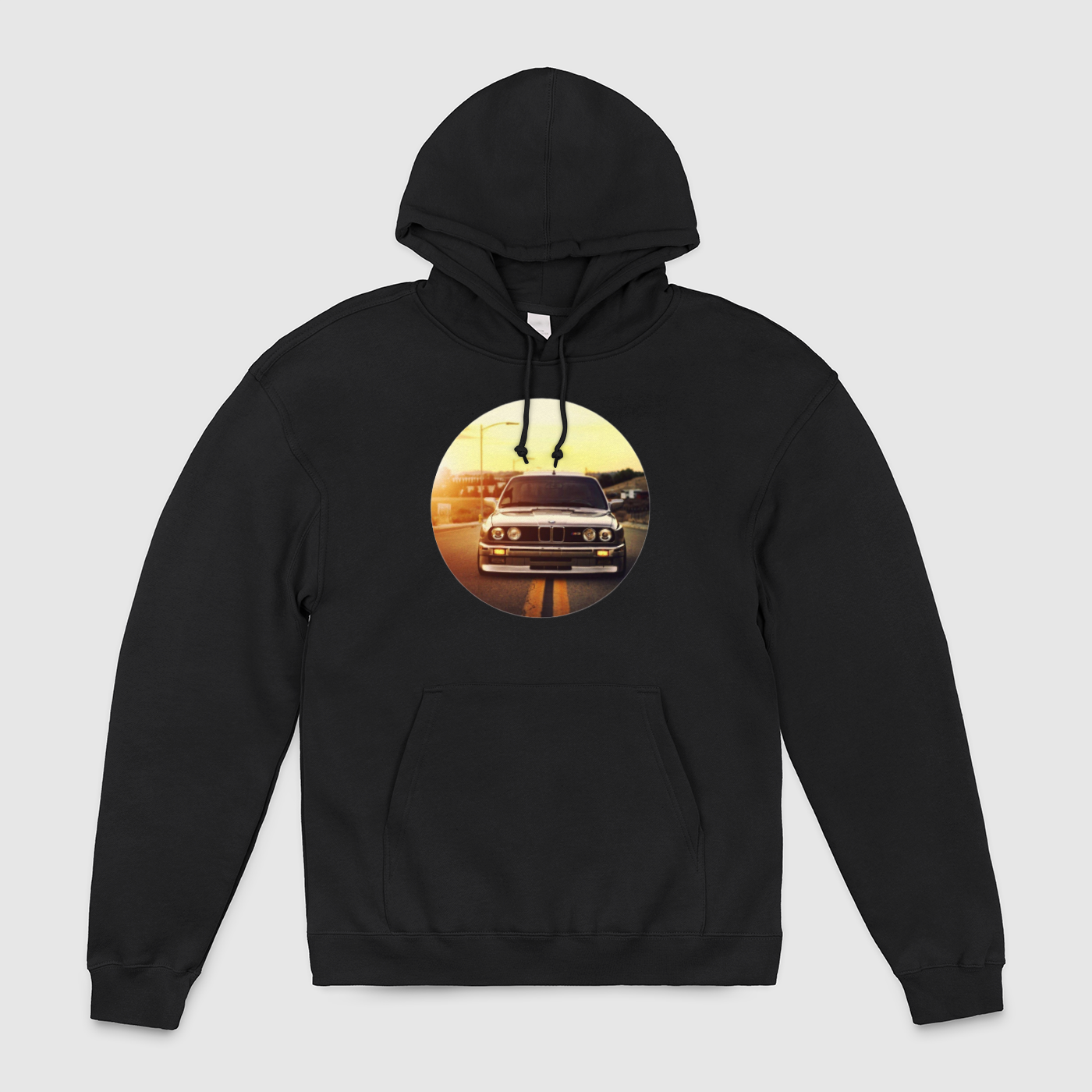 e30 Sunset Circle Unisex Pullover Hoodie