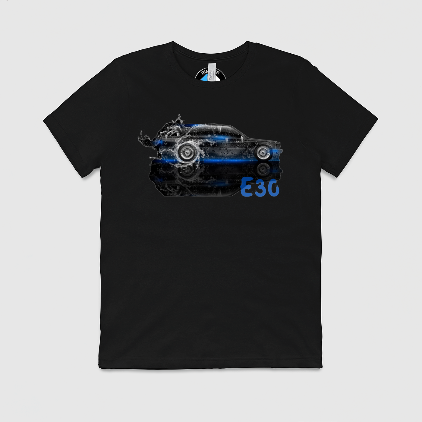 e30 Blue Splash Mens Crew Tee