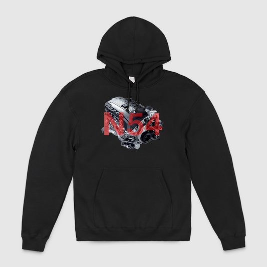 N54 v1 with Text Unisex Pullover Hoodie