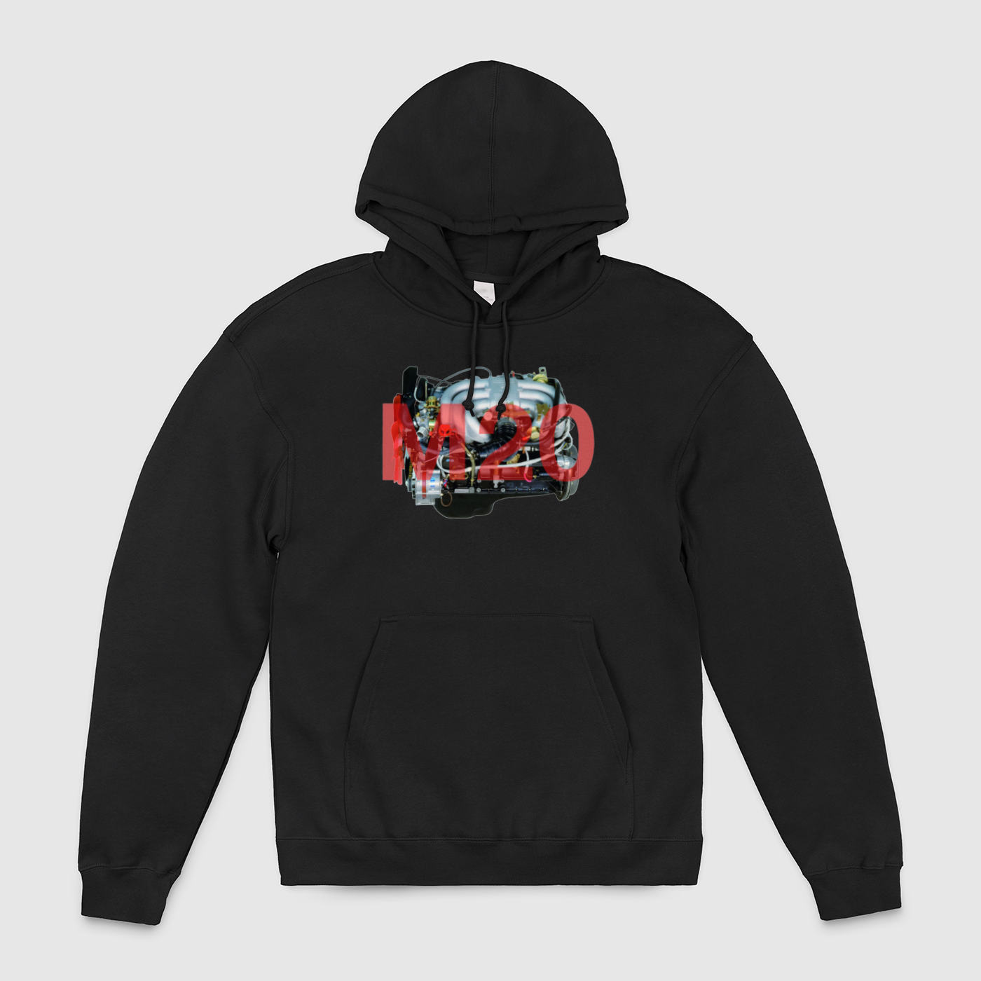 M20 with Text Unisex Pullover Hoodie