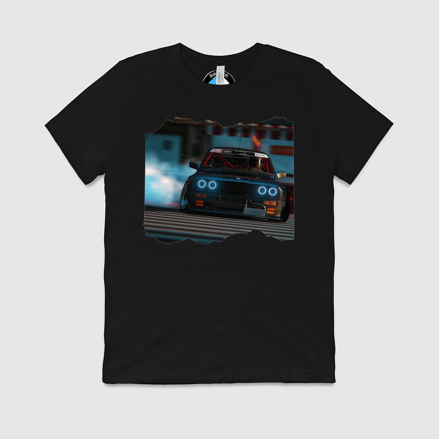 e30 Sideways Eyes Mens Crew Tee