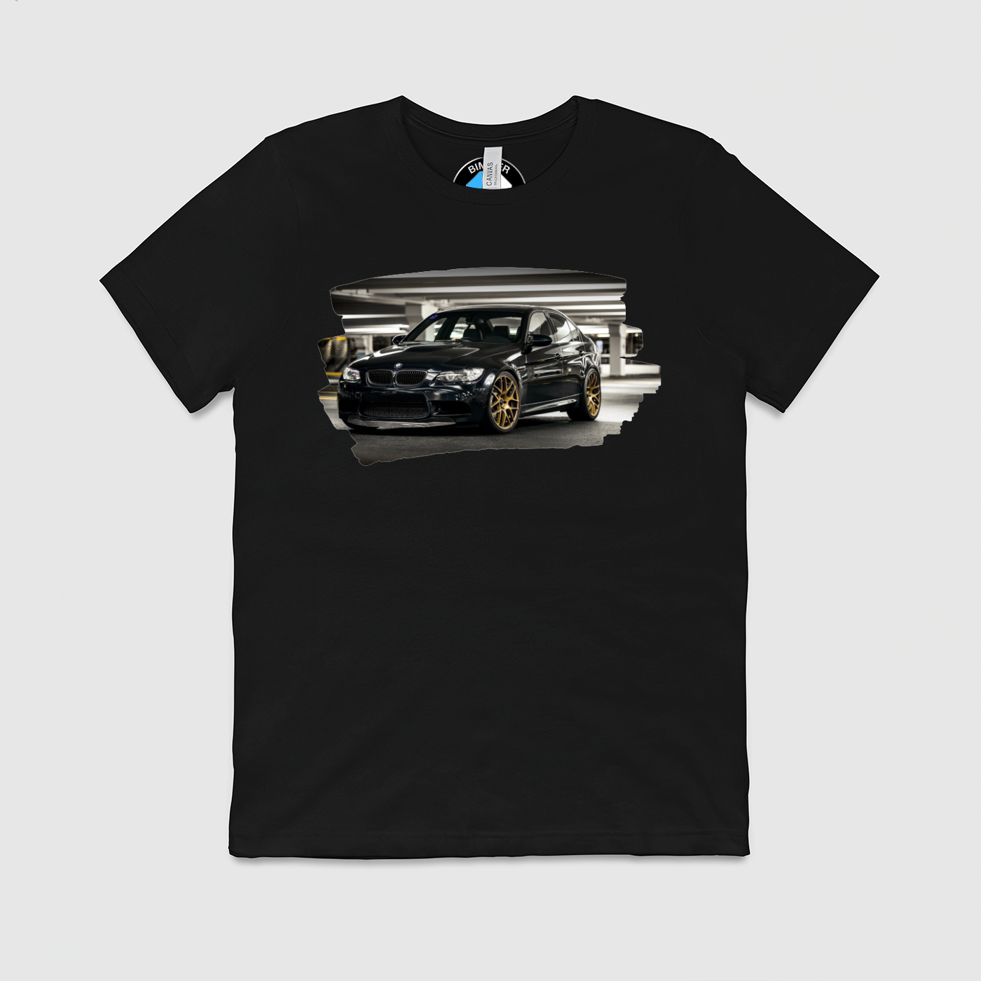 e90 Black Gold Mens Crew Tee