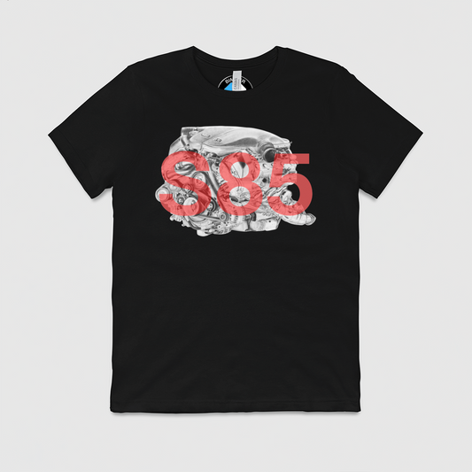 S85 Drawing with Text Mens Crew Tee