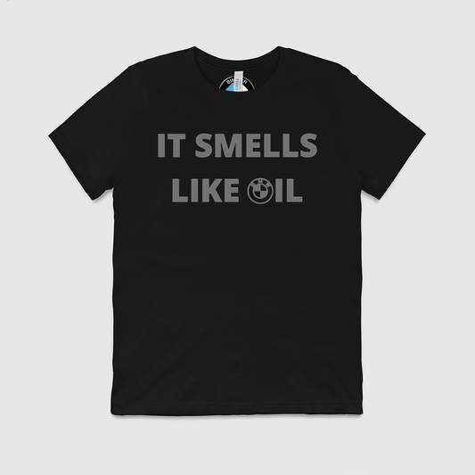 Smells Like Oil Mens Crew Tee