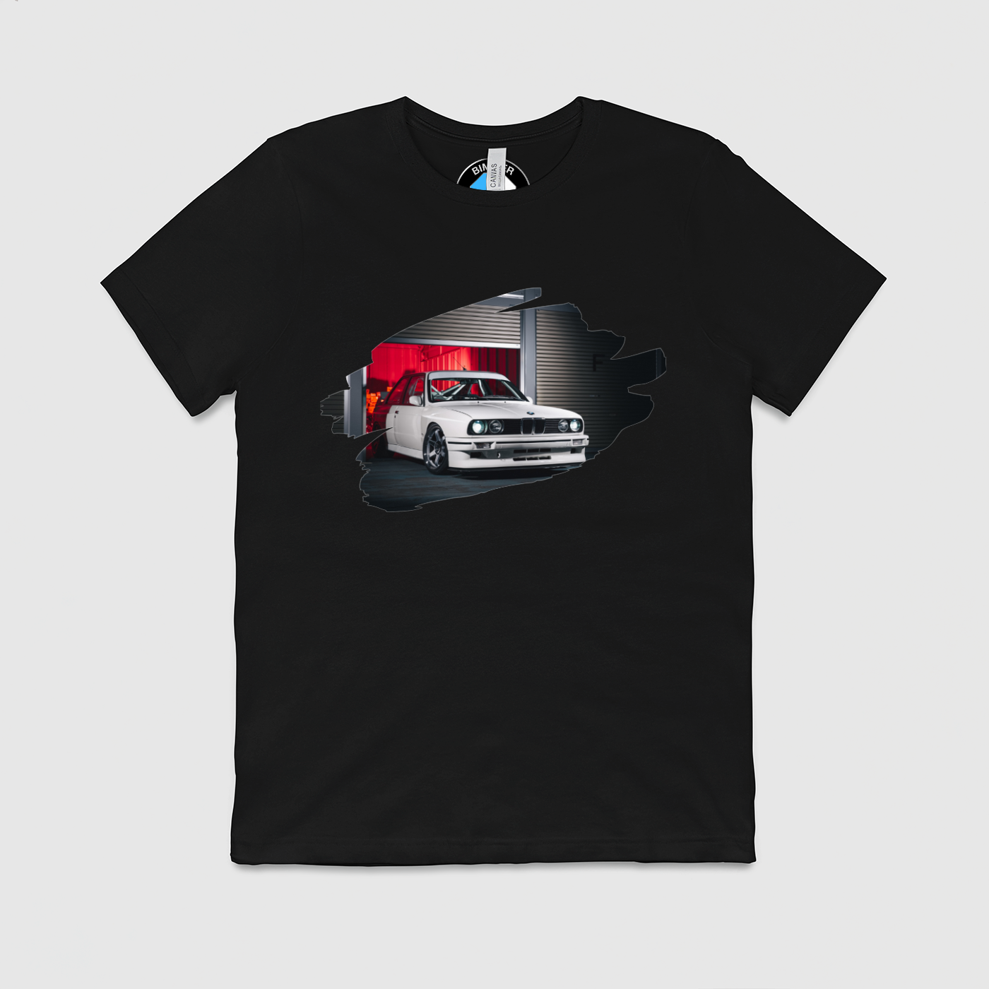 e30 Red Garage Mens Crew Tee