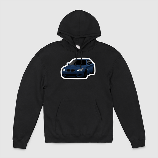 e60 Blue Unisex Pullover Hoodie